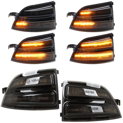 Ford Focus II 04-08 Mirror Indicator Left + Right SMOKED DYNAMIC LED 2 pcs. SET