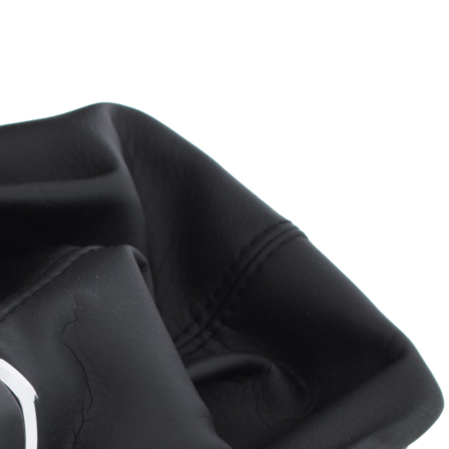 Seat Leon III 12-17 gear knob BLACK ECO-LEATHER + gaiter with frame 6 SPEEDS