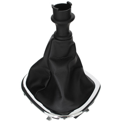 Renault Trafic III 14-19 Gear Lever Gaiter BLACK + Chrome Frame