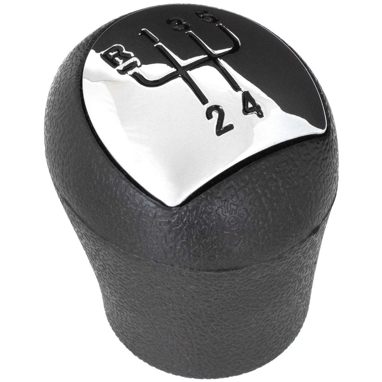 Renault Clio II 01-08 gear knob CHROME + BLACK DIAGRAM