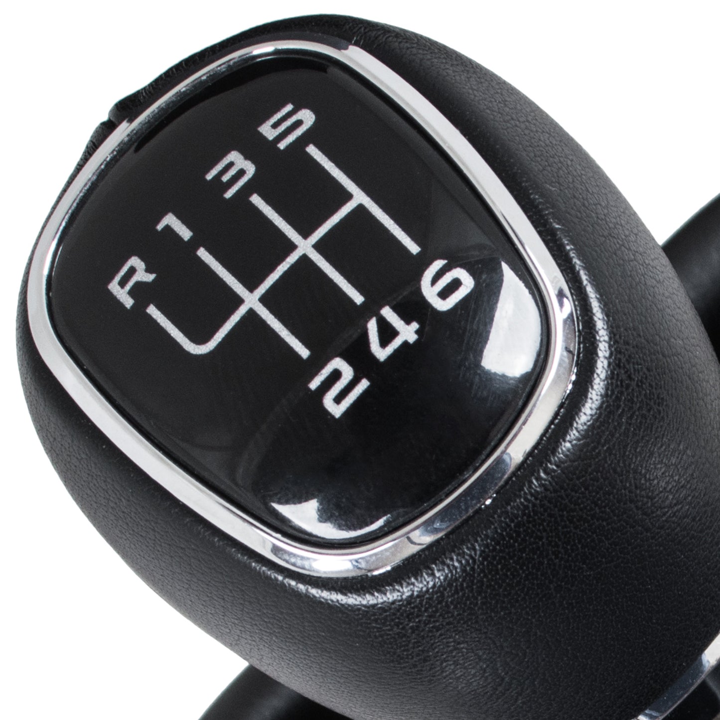 Skoda Octavia III 2012- Gear knob + gaiter with frame ECO-LEATHER 6 SPEED