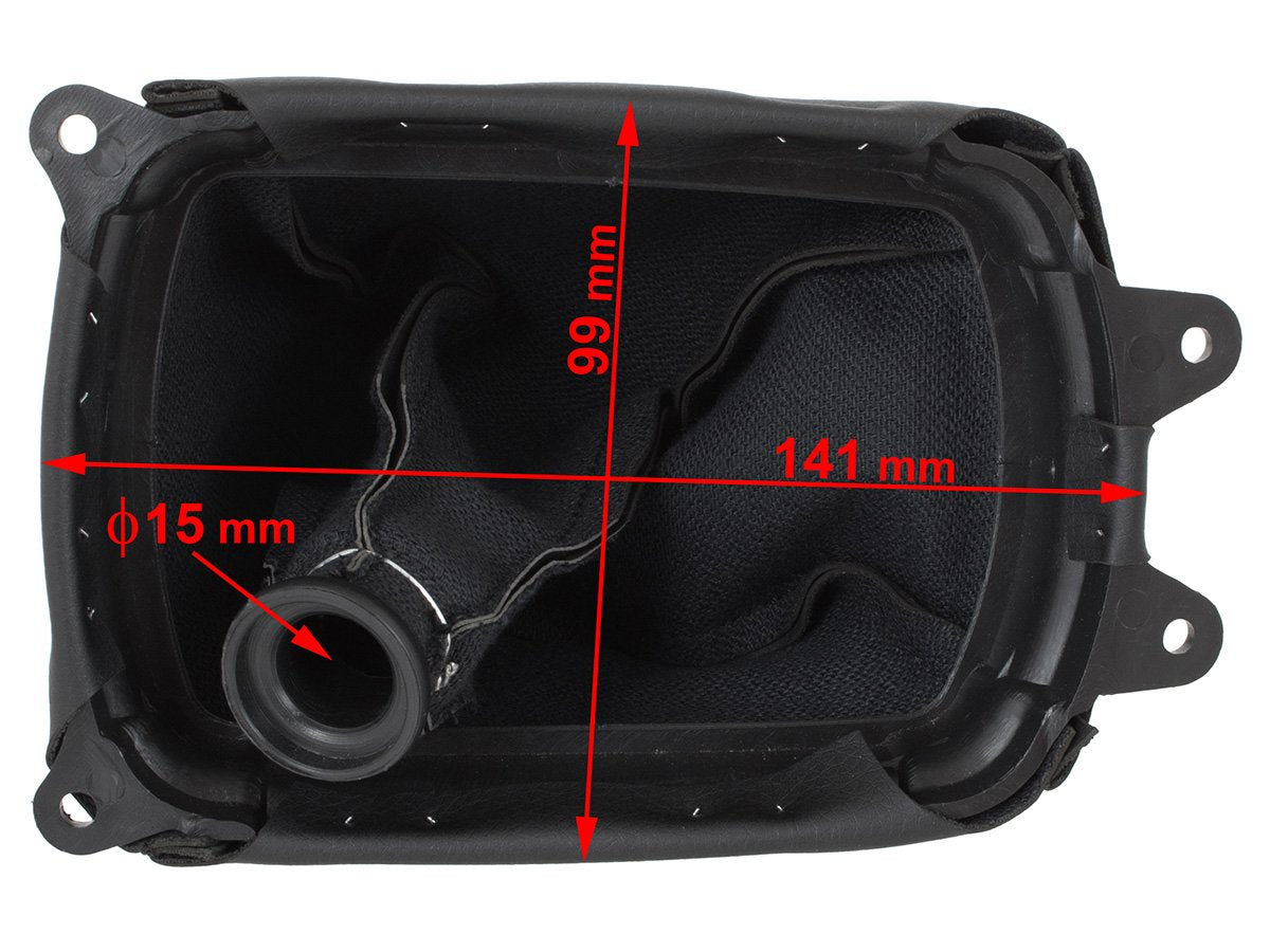 Honda City 02-09 gear stick gaiter BLACK + frame
