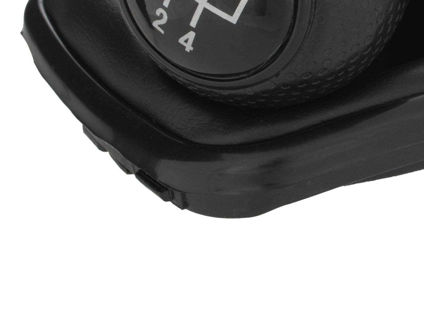 VW Golf IV 98-05 gear knob BLACK 5 SPEED + GAITER 12 MM HOLE