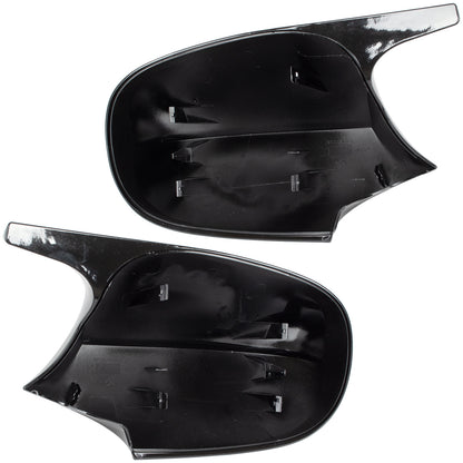 BMW 3 E90 E91 E92 E93 08-13 nakładka lusterka BLACK GLOSSY lewa + prawa 2 szt. KPL