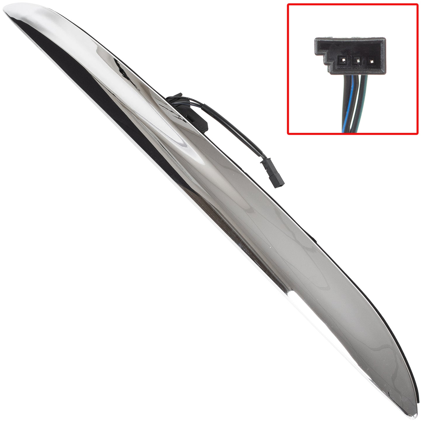 MINI R52 04-08 license plate light strip with tailgate opening microswitch