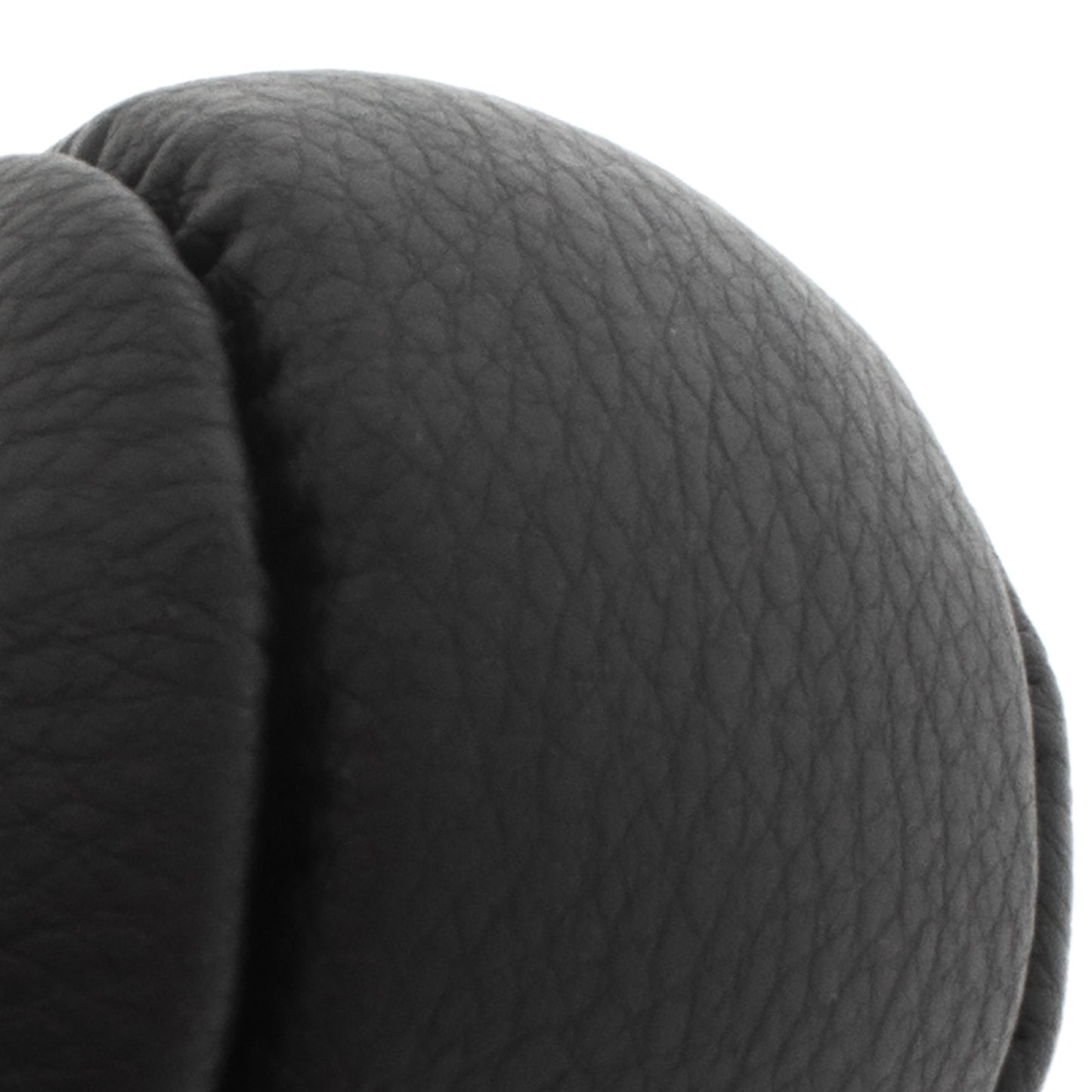 Volvo S60 10-18 gear knob BLACK ECO-LEATHER / SILVER WITHOUT DIAGRAM
