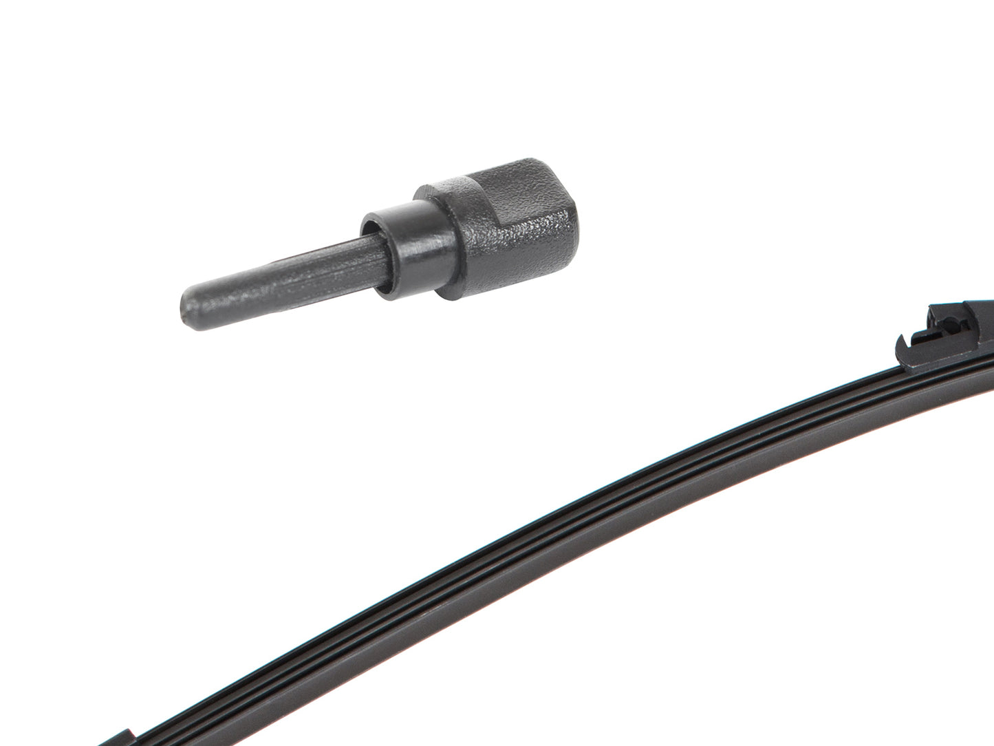 VW T5 Transporter 03-15 rear wiper arm + blade LEFT VERSION WITH DOORS + rear window washer nozzle 2 pcs SET