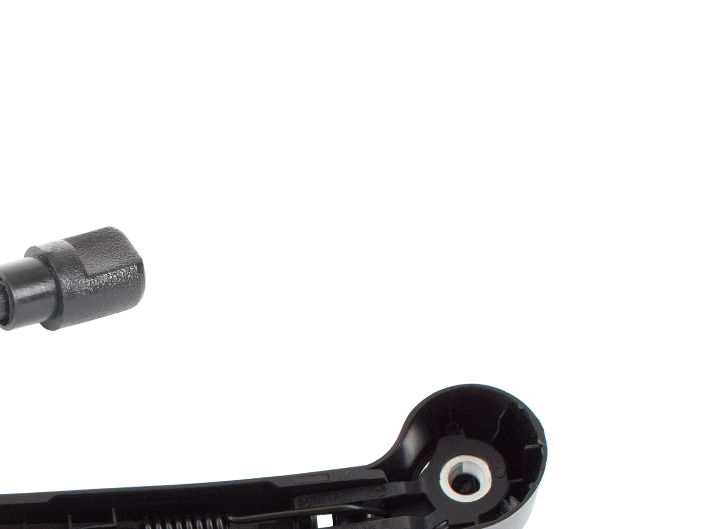 VW Touran 2003 - rear wiper arm + blade + rear window washer nozzle 2 pcs SET