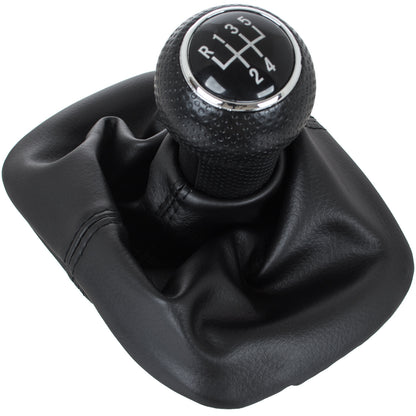 VW Lupo 98-05 gear knob BLACK + GAITER 12 MM HOLE
