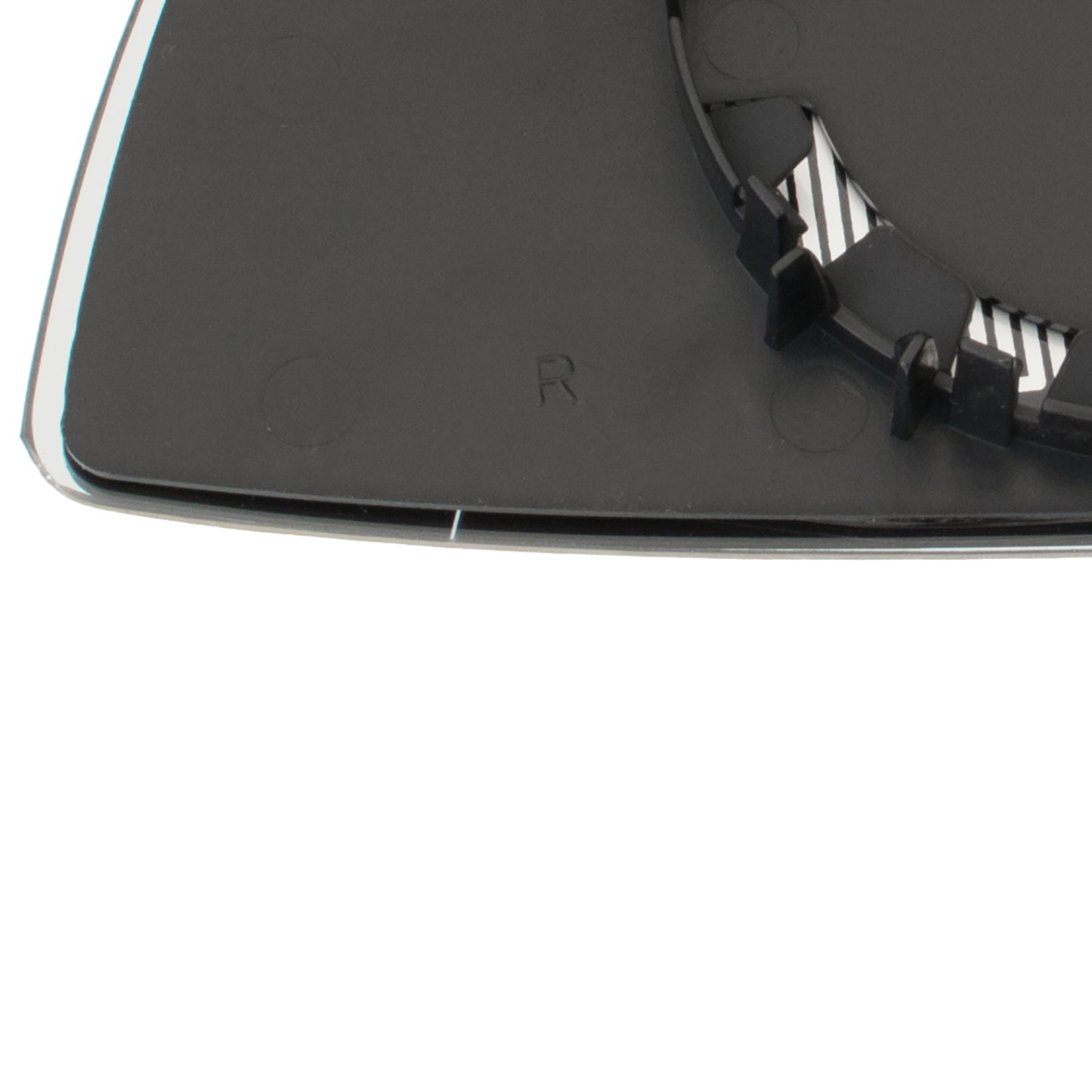 BMW 5 E60 / E61 03-10 mirror insert HEATED BLUE right