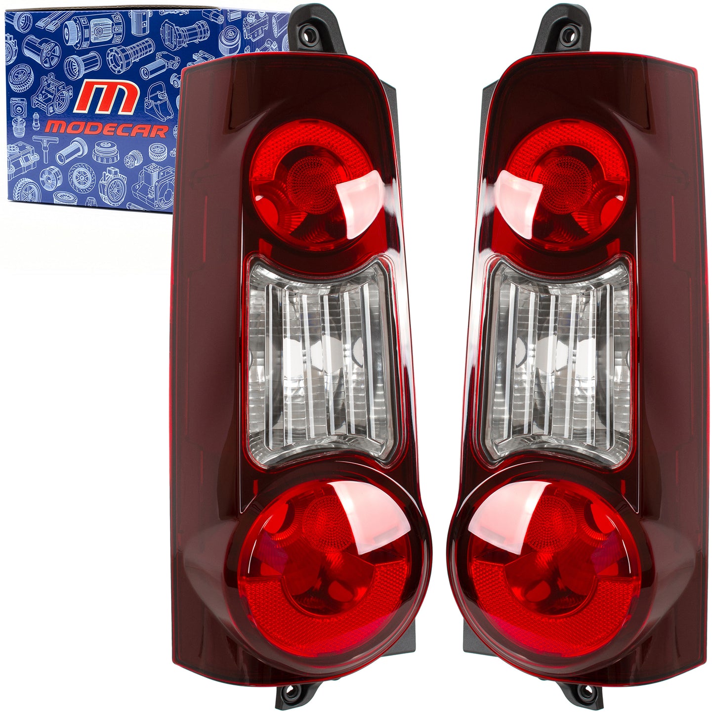 Citroen Berlingo III FL 12-19 WITH DOORS left + right tail light 2 pcs. SET