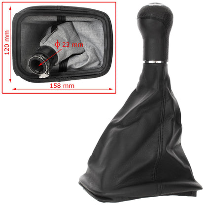 VW Golf IV 98-05 gear knob BLACK + gaiter