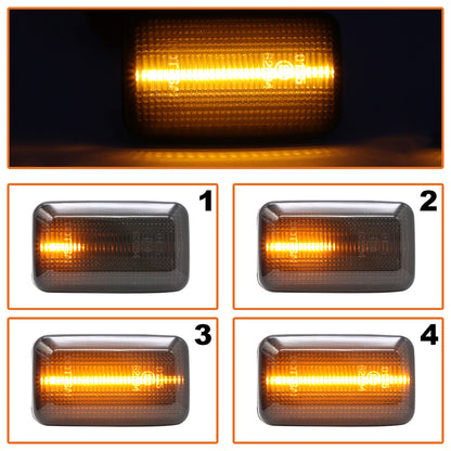 VW Corrado Golf I II Jetta I II LED Smoked Dynamic Side Indicator 2 pcs. SET
