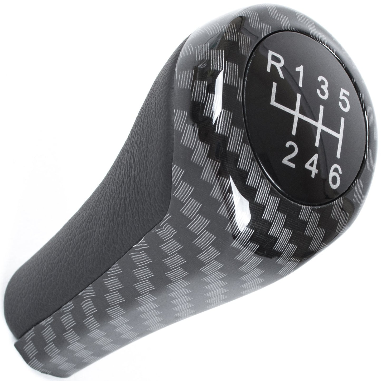 BMW E60 E61 E62 E63 E81 E82 E85 E87 E88 E90 E91 E92 X1 X3 X5 gear knob CARBON 6 SPEEDS