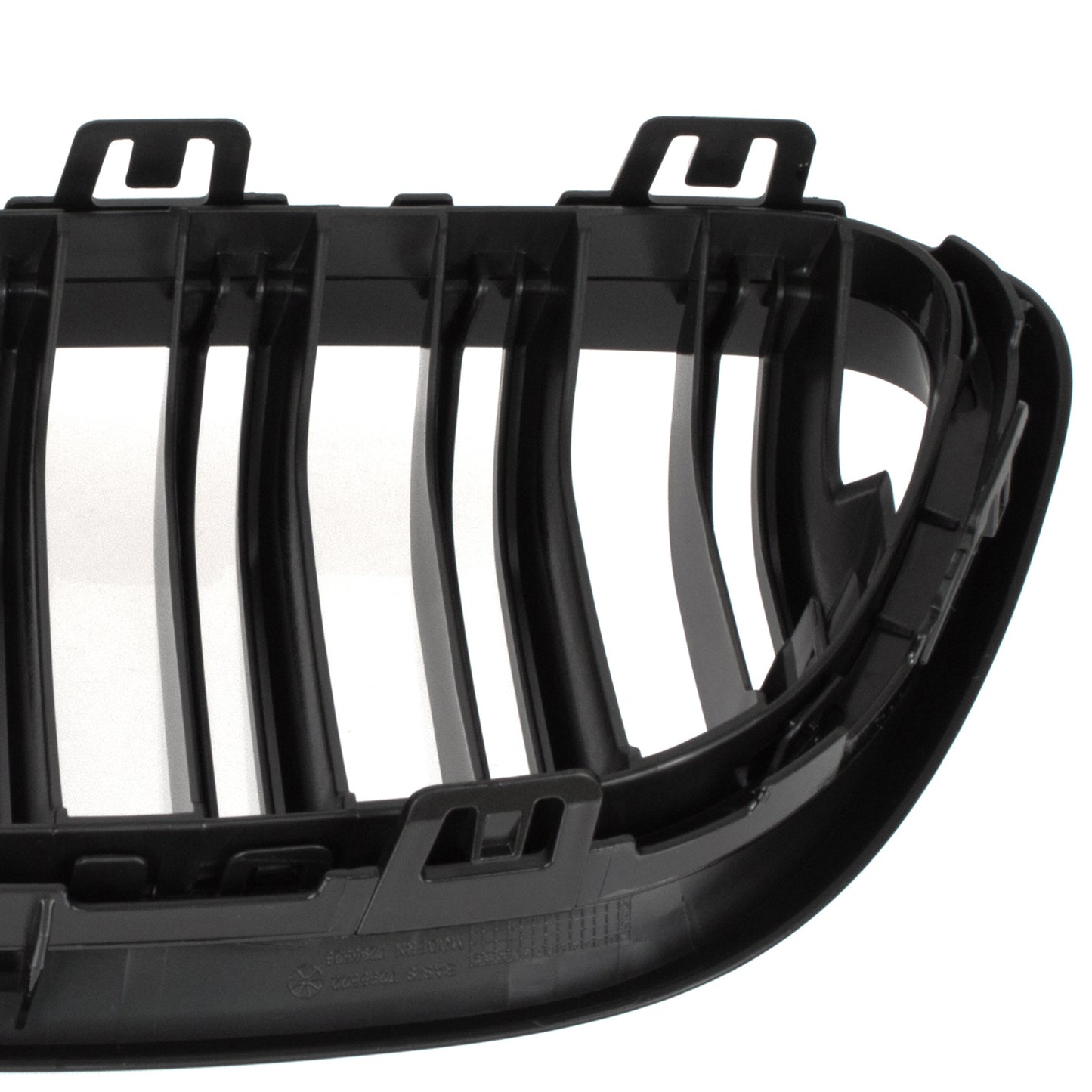 BMW 2 F23 2014- kidney grilles left + right set. BLACK GLOSSY DOUBLE BAR
