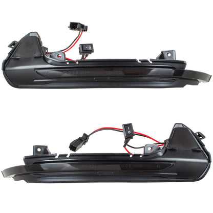 Audi A6 C7 12-18 turn signal in mirror left + right SMOKED DYNAMIC LED 2 pcs. SET