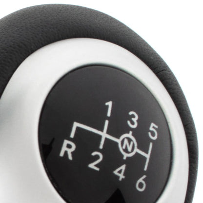 Mercedes W176 A-Class 12-18 gear knob BLACK / SILVER 6 SPEED