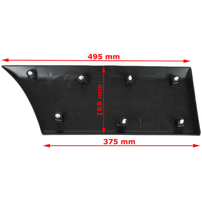 Renault Master III 2010- L2 version side molding BEFORE rear wheel NO HOLE left