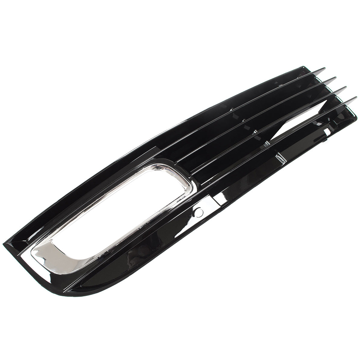 Audi A8 D3 FL 08-10 WITH FOG LIGHTS bumper grille BLACK + CHROME right