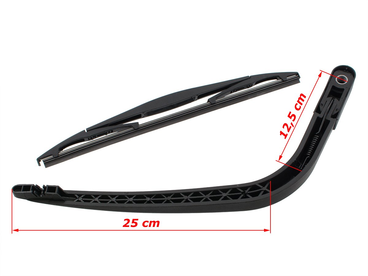Toyota Yaris 01-06 rear wiper arm + blade FRENCH VERSION
