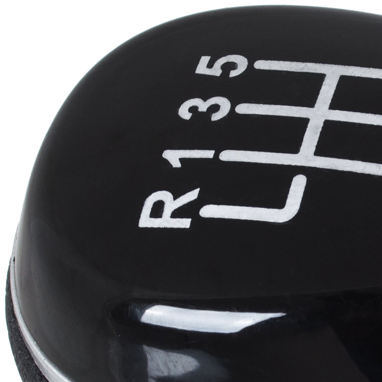 Renault Megane IV 2015 - gear knob BLACK + SILVER 6 SPEEDS