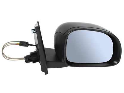 Fiat Panda 09-12 manual outer mirror BLACK right