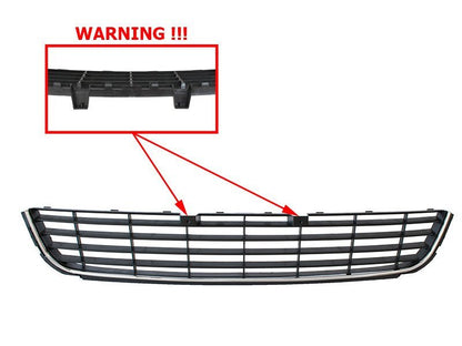 VW Golf VI H/B 08-13 front bumper center grille insert