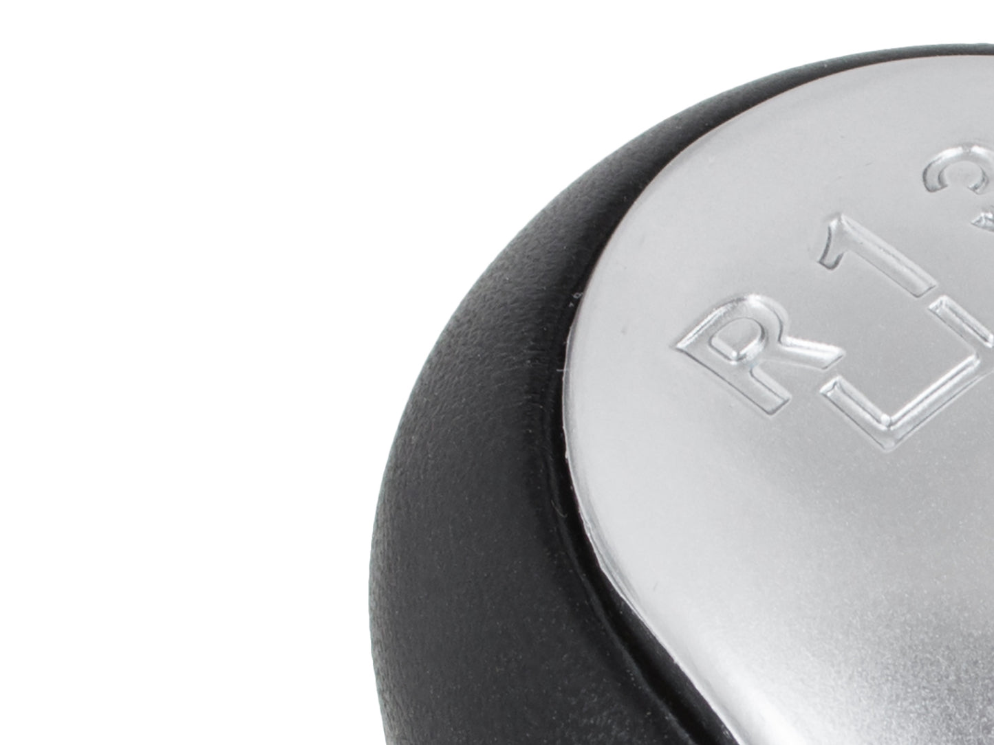 Hyundai Elantra gear knob BLACK + CHROME - SEMI-MATTE 5-SPEED