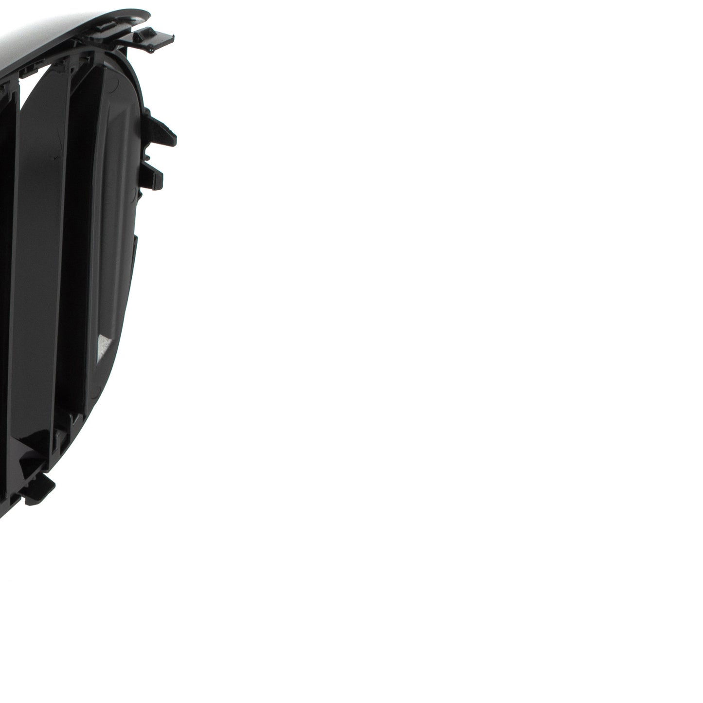 BMW 7 G11 G12 2015- Grilles between headlights (kidneys) left + right set. BLACK GLOSSY DOUBLE BAR