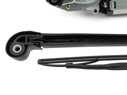 Audi A3 8P 2003 - SET: wiper motor + rear wiper arm + blade + 3-piece rear window washer nozzle KIT