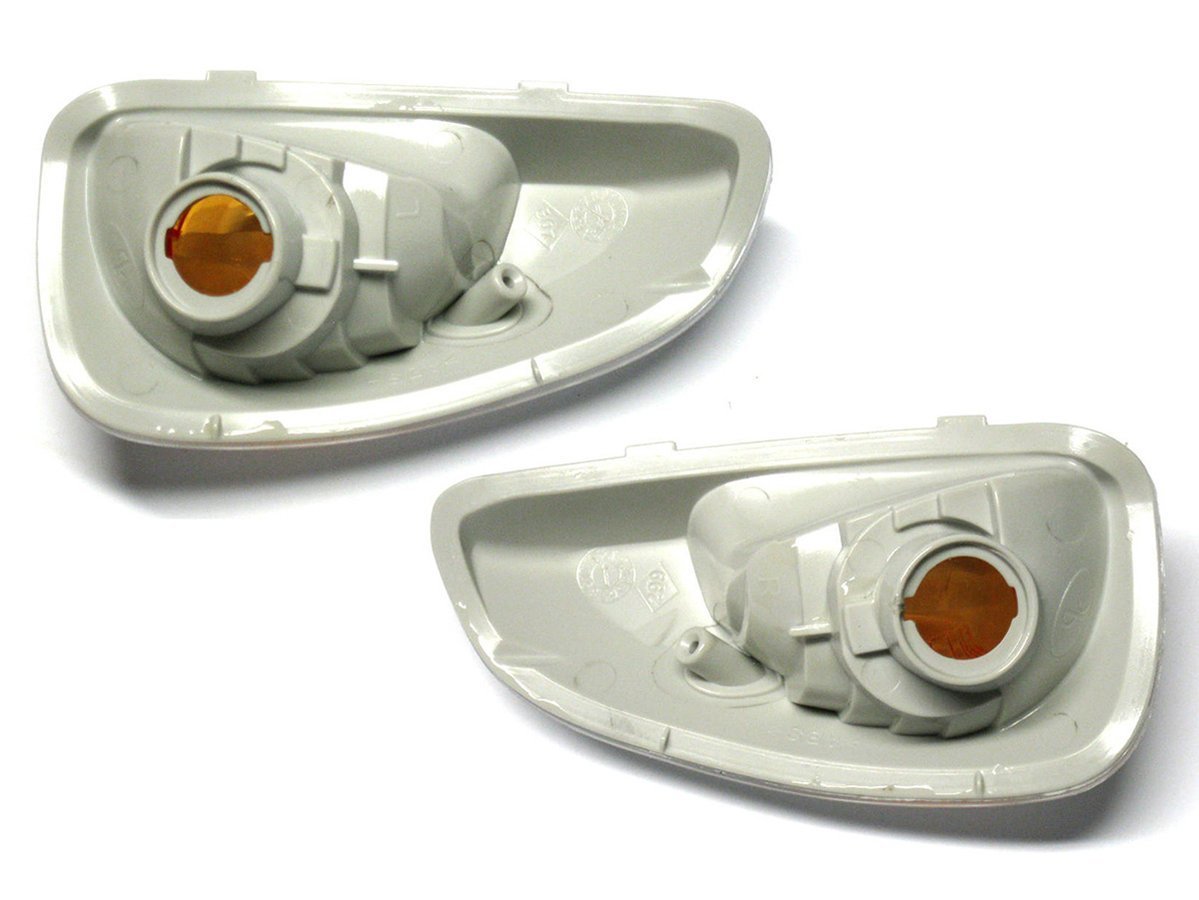 Renault Master 2010- YELLOW turn signal for WHITE BULB in mirror left + right 2 pcs. SET