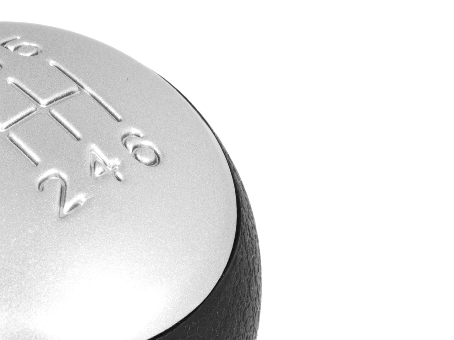 Nissan Juke 2010 - gear knob 6-SPEED BLACK + SILVER