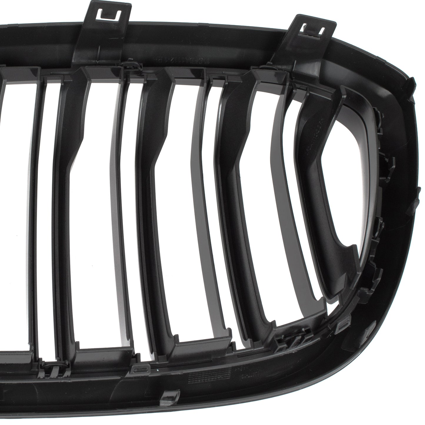 BMW X3 G01 2017 - grilles between headlights (kidneys) left + right set BLACK GLOSSY DOUBLE BAR