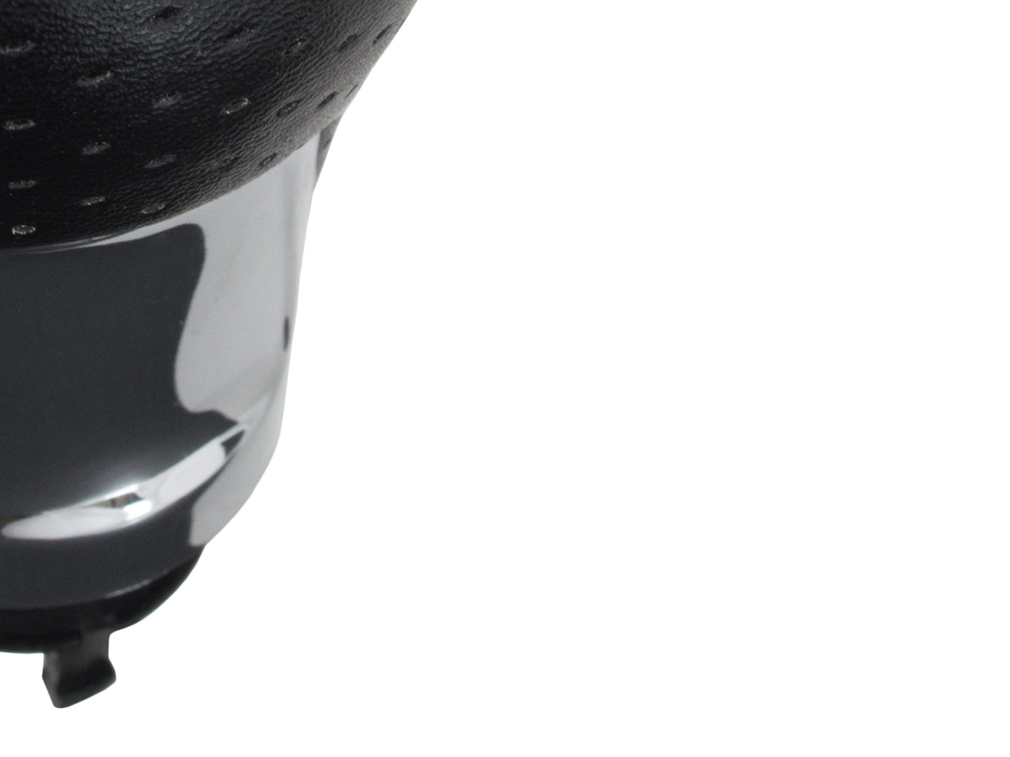 Audi A3 8L 96-03 Gear knob S-LINE BLACK + CHROME 5 SPEED (R at the top)