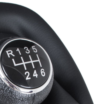 VW Passat B5 96-00 gear knob BLACK + gaiter with frame 6 SPEED