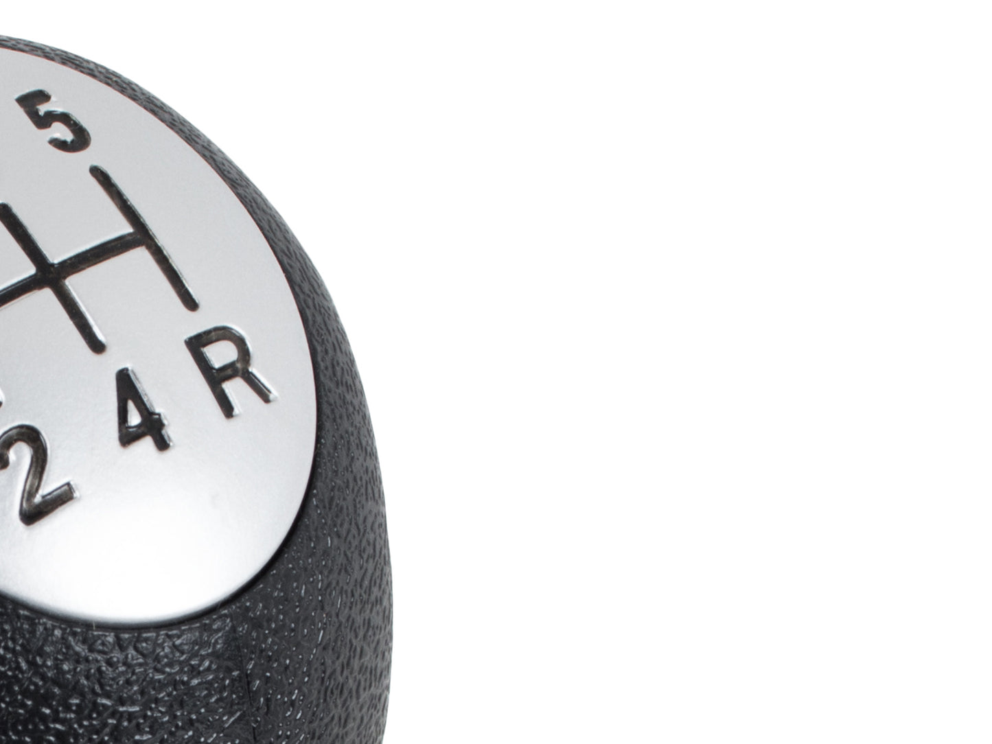 Alfa Romeo 147 00-10 gear knob BLACK + SILVER 5 SPEED