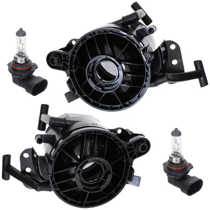 BMW 5 E60 E61 M-PACK 03-10 smoked fog light left + right 2 pcs. set
