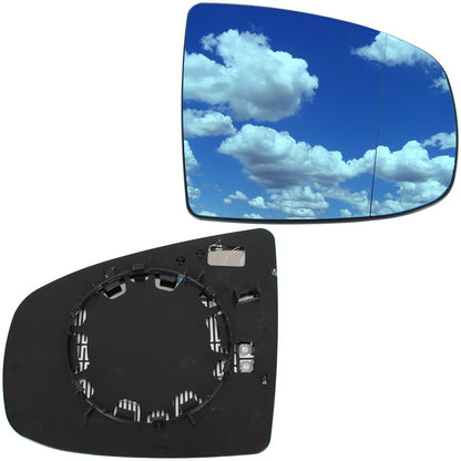 BMW X6 E71 08-13 HEATED BLUE mirror glass right