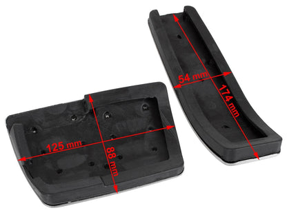 VW Touareg I II 02-13 AUTOMATIC pedal covers 2 pcs. SET