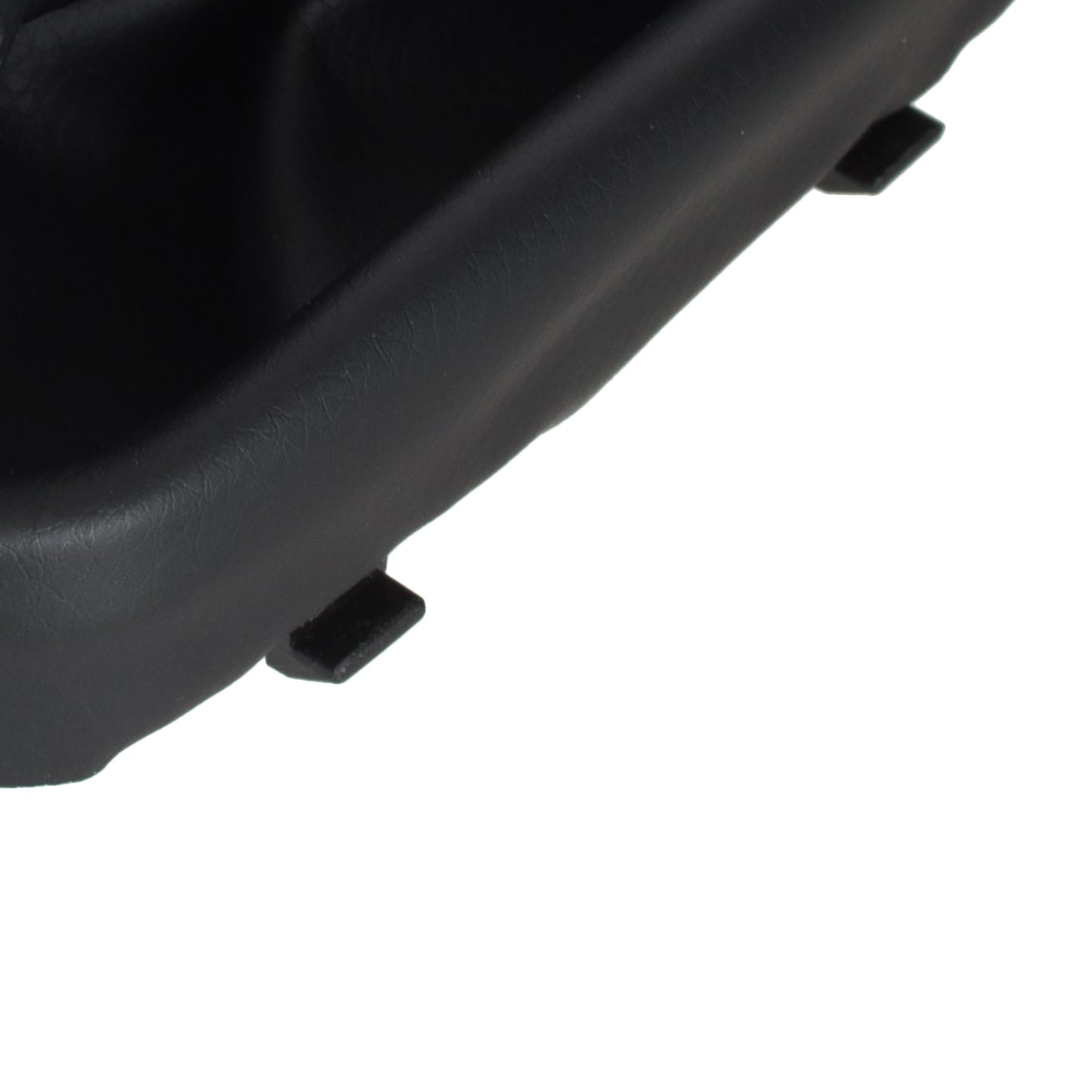 Audi A3 8P 03-12 Gear Knob BLACK ECO-LEATHER + SILVER 6-SPEED + Gaiter BLACK WITH RED STITCHING