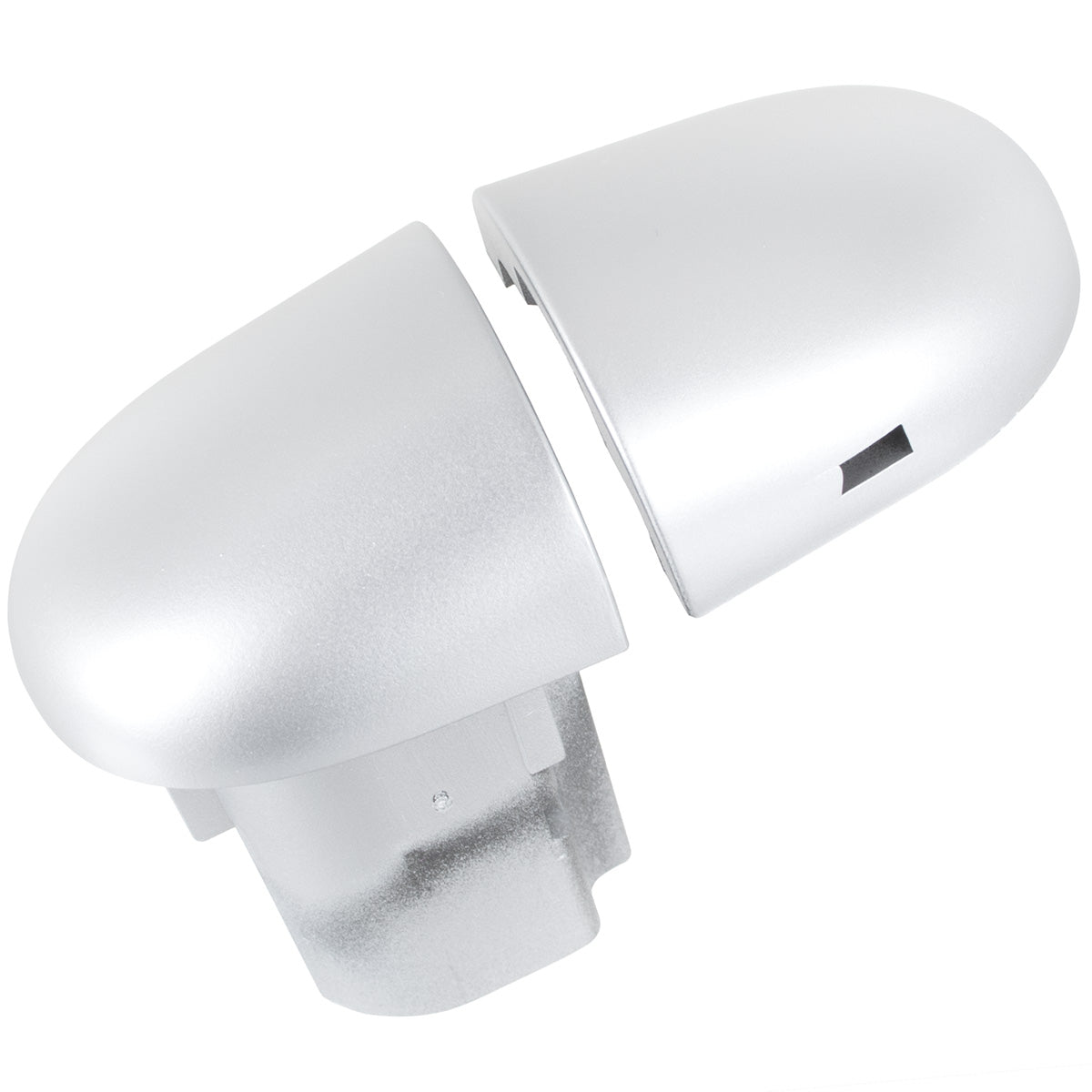 Renault Espace IV 2002- Silver Exterior Door Handle Cap WITHOUT HOLE left + right 2 pcs. SET