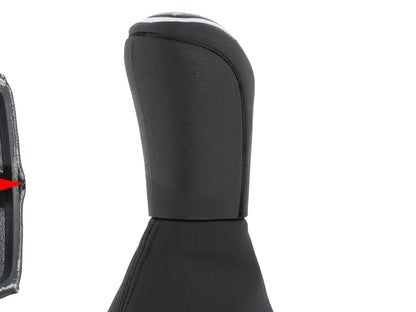 Audi A4 B8 07-15 Gear knob BLACK 5-SPEED + BLACK GAITER