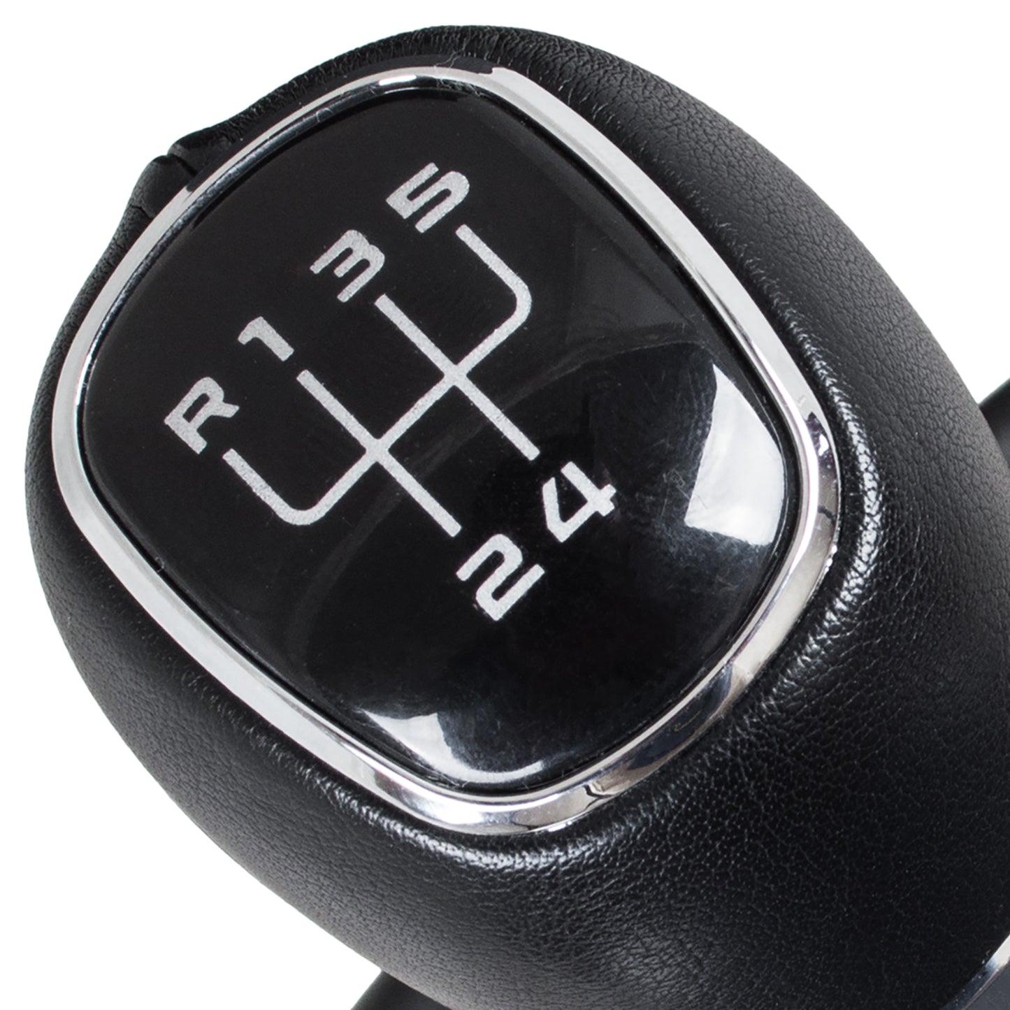 Skoda Octavia III 2012- gear knob + gaiter with frame ECO-LEATHER 5-SPEED