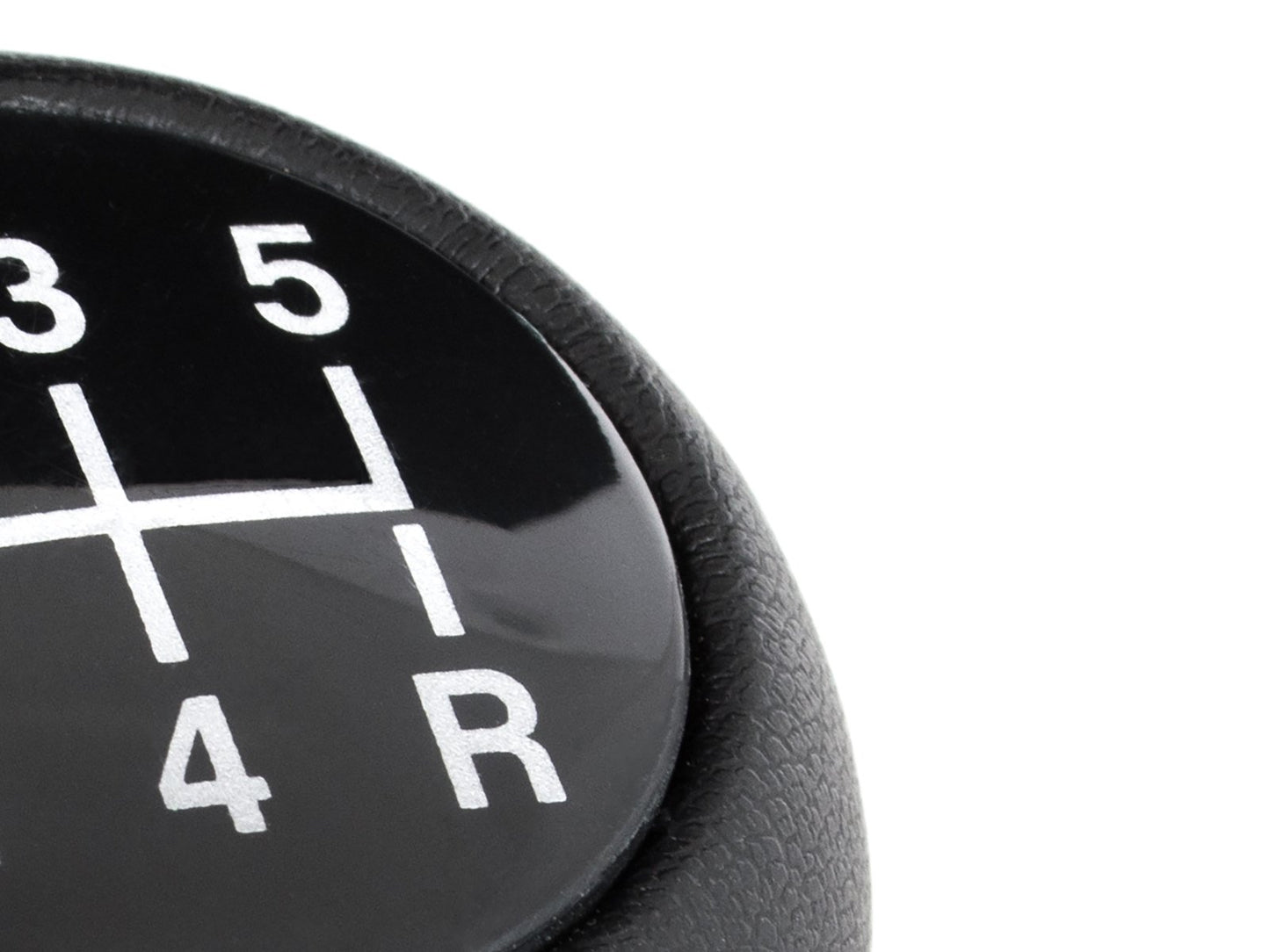 Saab 900 CROCODILE 78-93 gear knob BLACK ECO LEATHER 5 SPEED