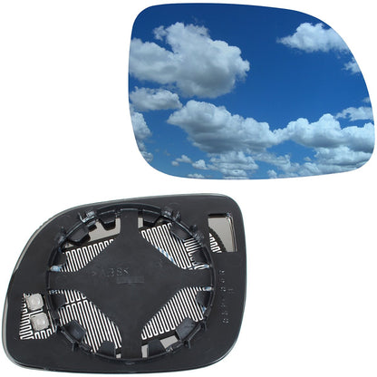 VW Golf IV 97-03 mirror glass SMALL BLUE HEATED right