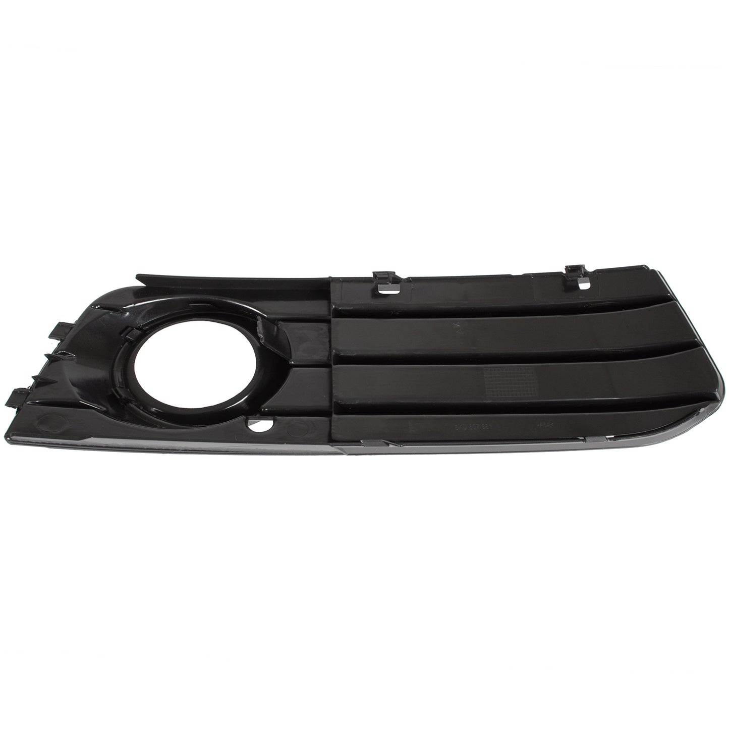 Audi A4 07-11 WITH FOG LIGHTS dummy grille in bumper 3 BARS BLACK FRAME left