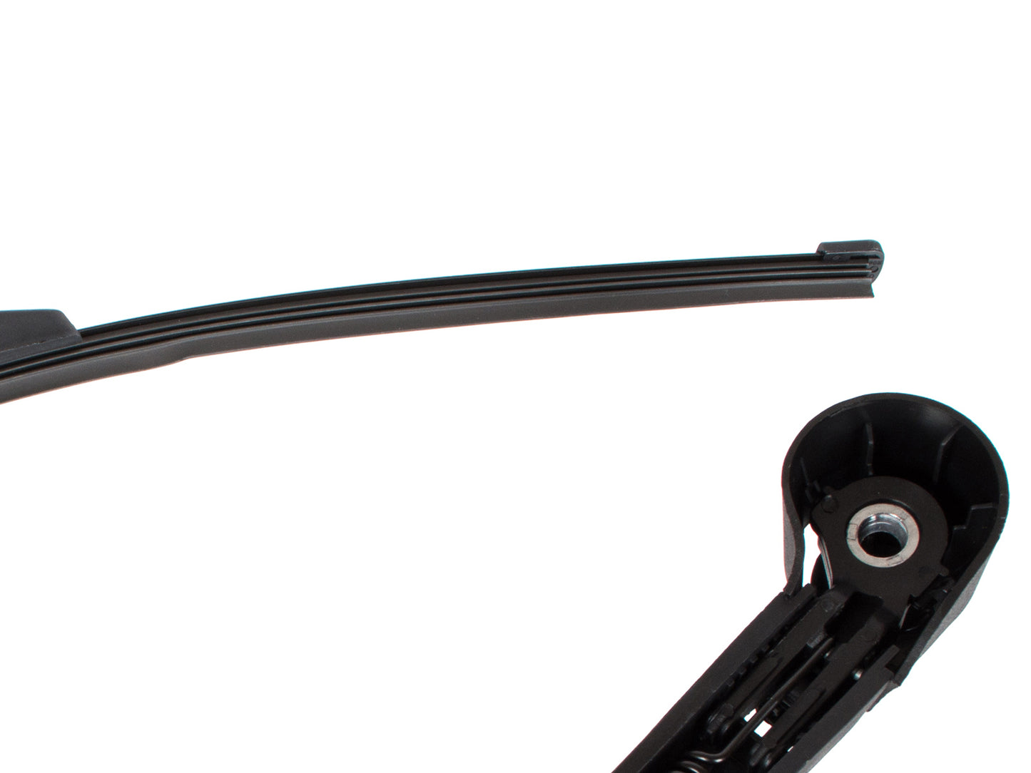 VW T5 Transporter 03-15 rear wiper arm + blade LEFT VERSION WITH DOORS + rear window washer nozzle 2 pcs SET