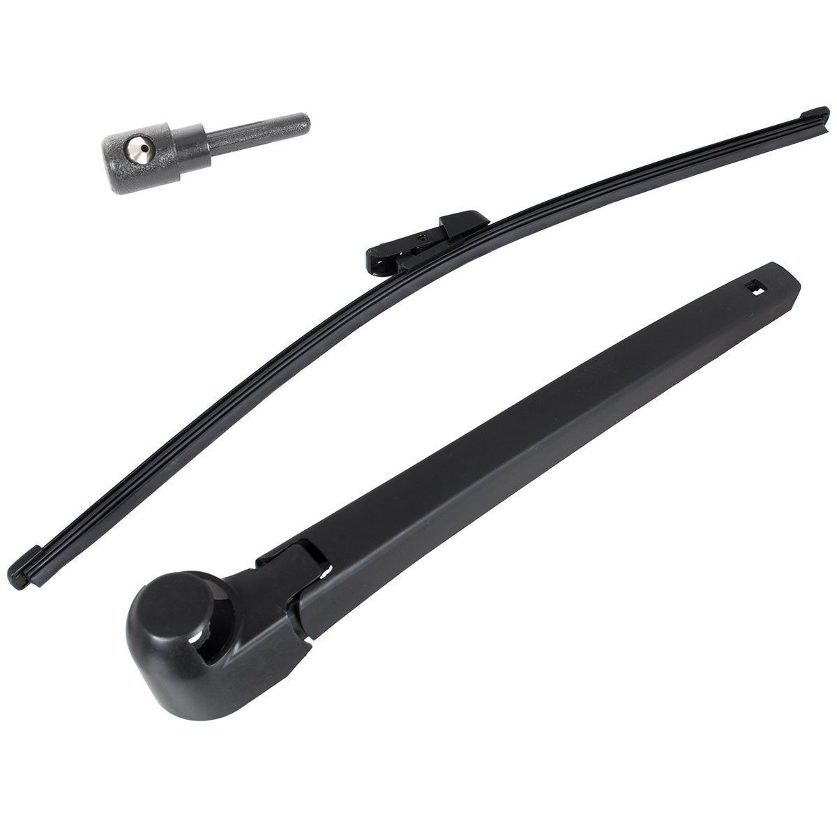 Skoda Superb II COMBI 2008- rear wiper arm + blade + rear window washer nozzle 2 pcs SET
