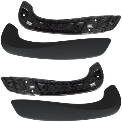 Renault Megane III 08-16 Interior Door Handle MATTE BLACK front left + right 2 pcs. SET