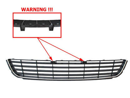 VW Golf VI H/B 08-13 front bumper center grille insert
